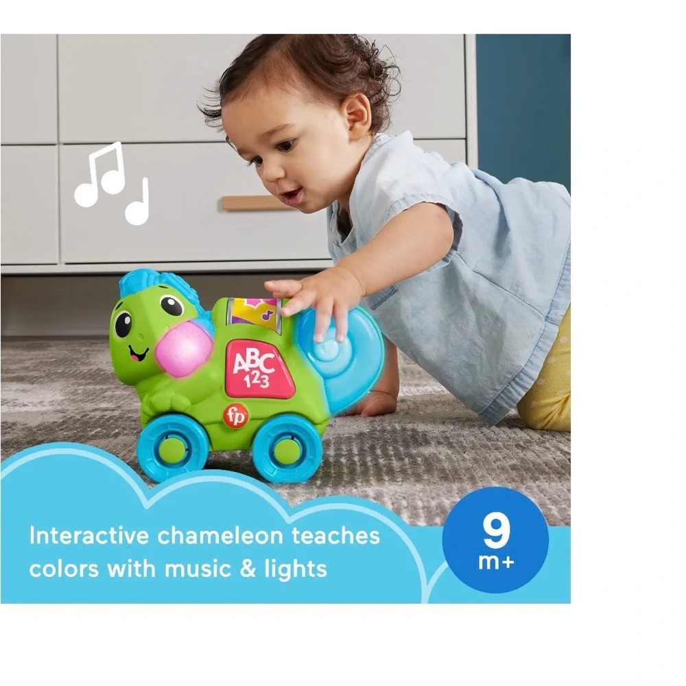 FISHER PRICE Link-Squad Crawl 'n Colors Chameleon Learning Toy. NEW